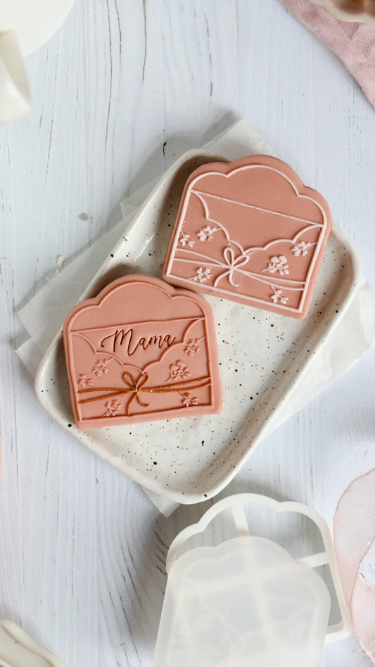 FLORAL LETTER STAMP + COOKIE CUTTER