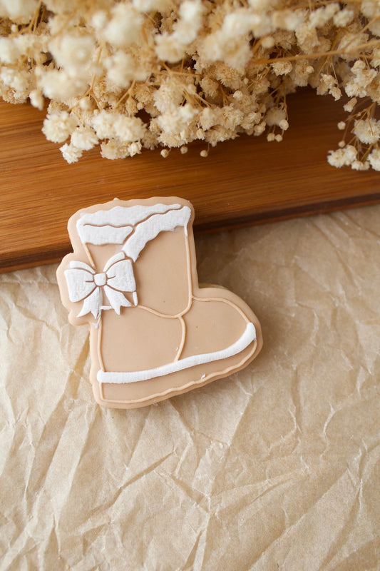 Boot Cookie Stamp + Cookie Cutter
