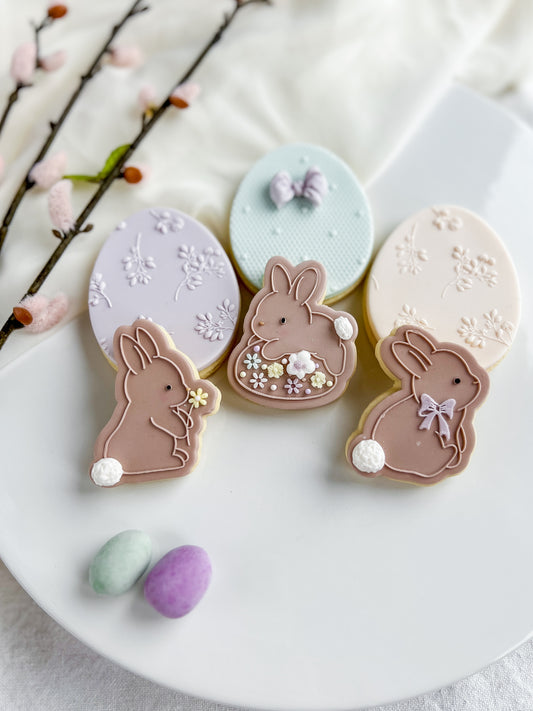 Easter Bunny Trio + Cookie Cutters