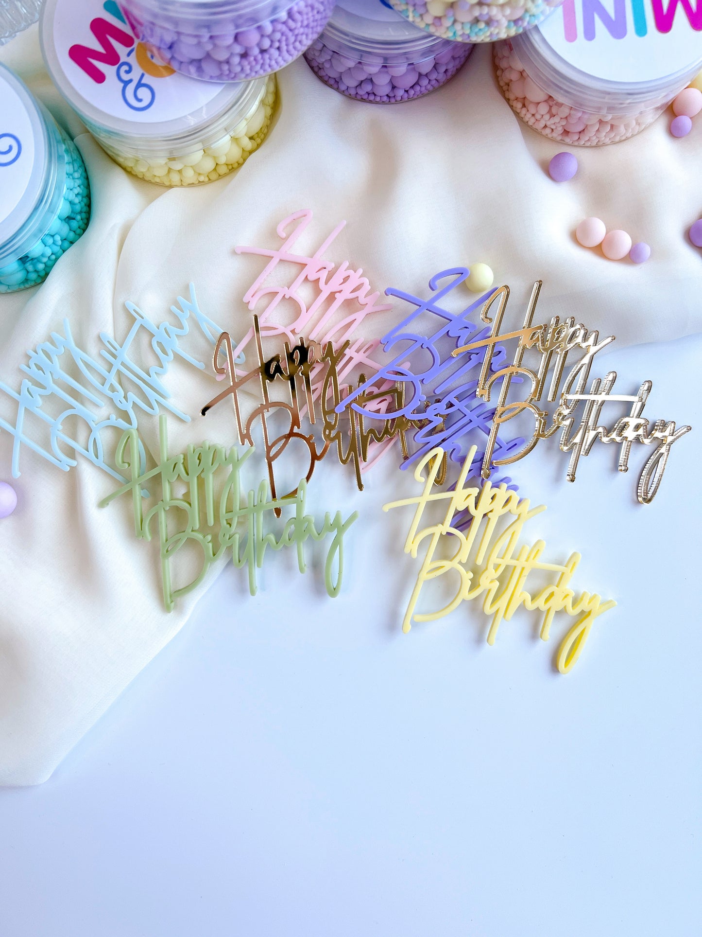 MINI & C0. - Happy Birthday Charms (2 St.) | diff. colors