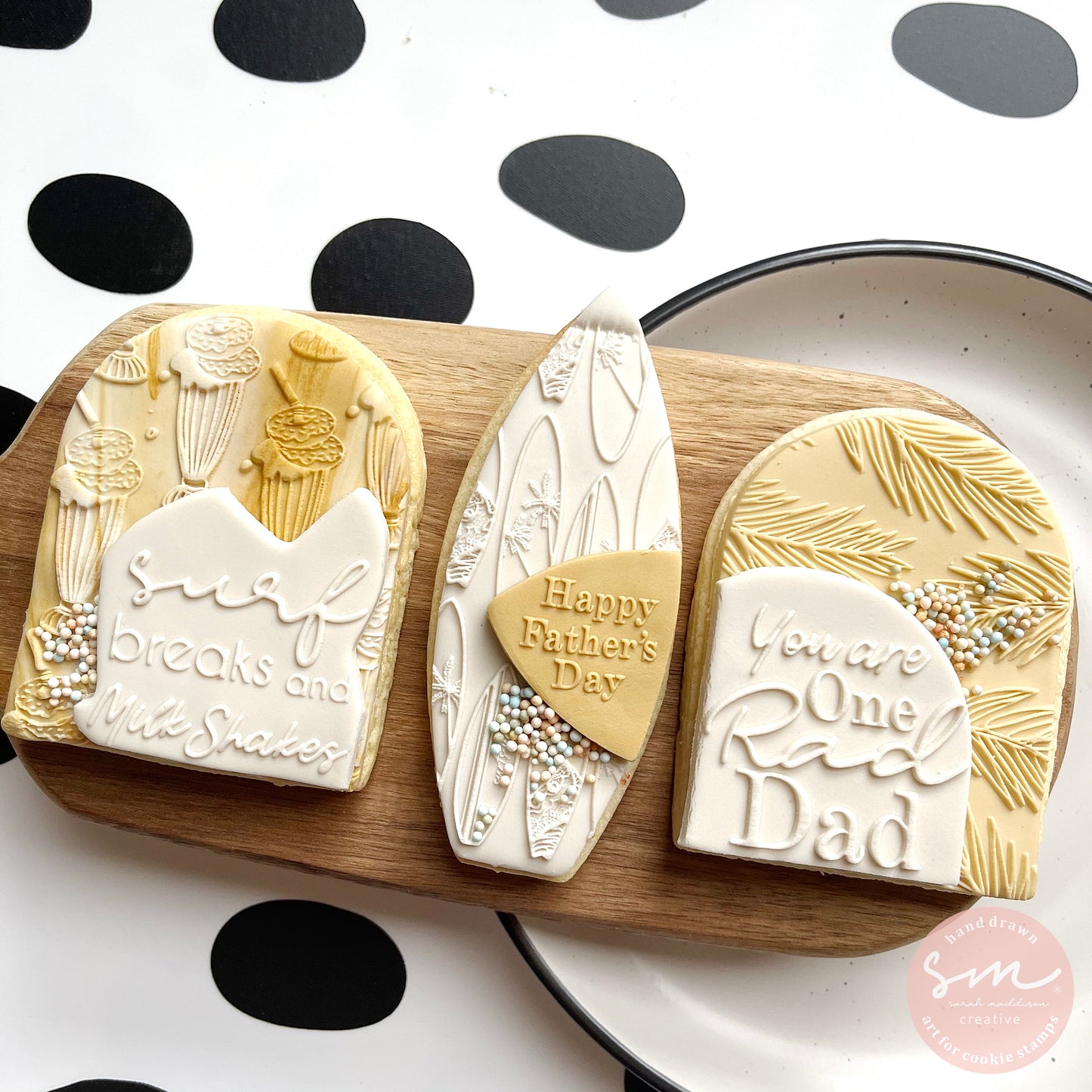 Surf Boards Pattern Cookie Stamp