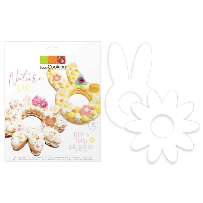 Scrapcooking Template Blume/Hase Set