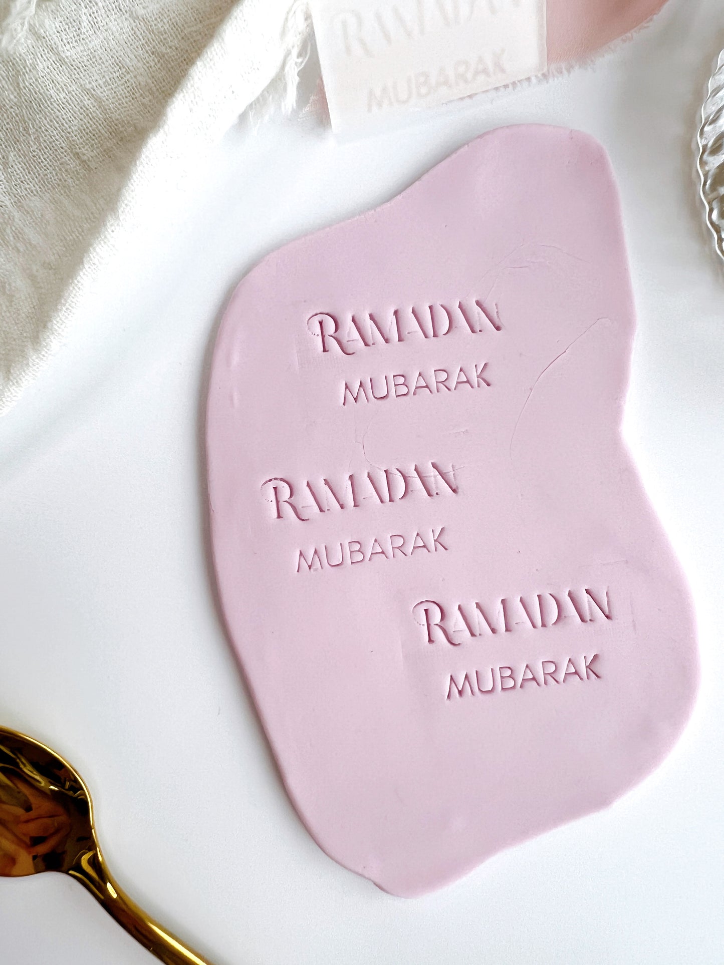 Impression Stamp Ramadan Mubarak R&R