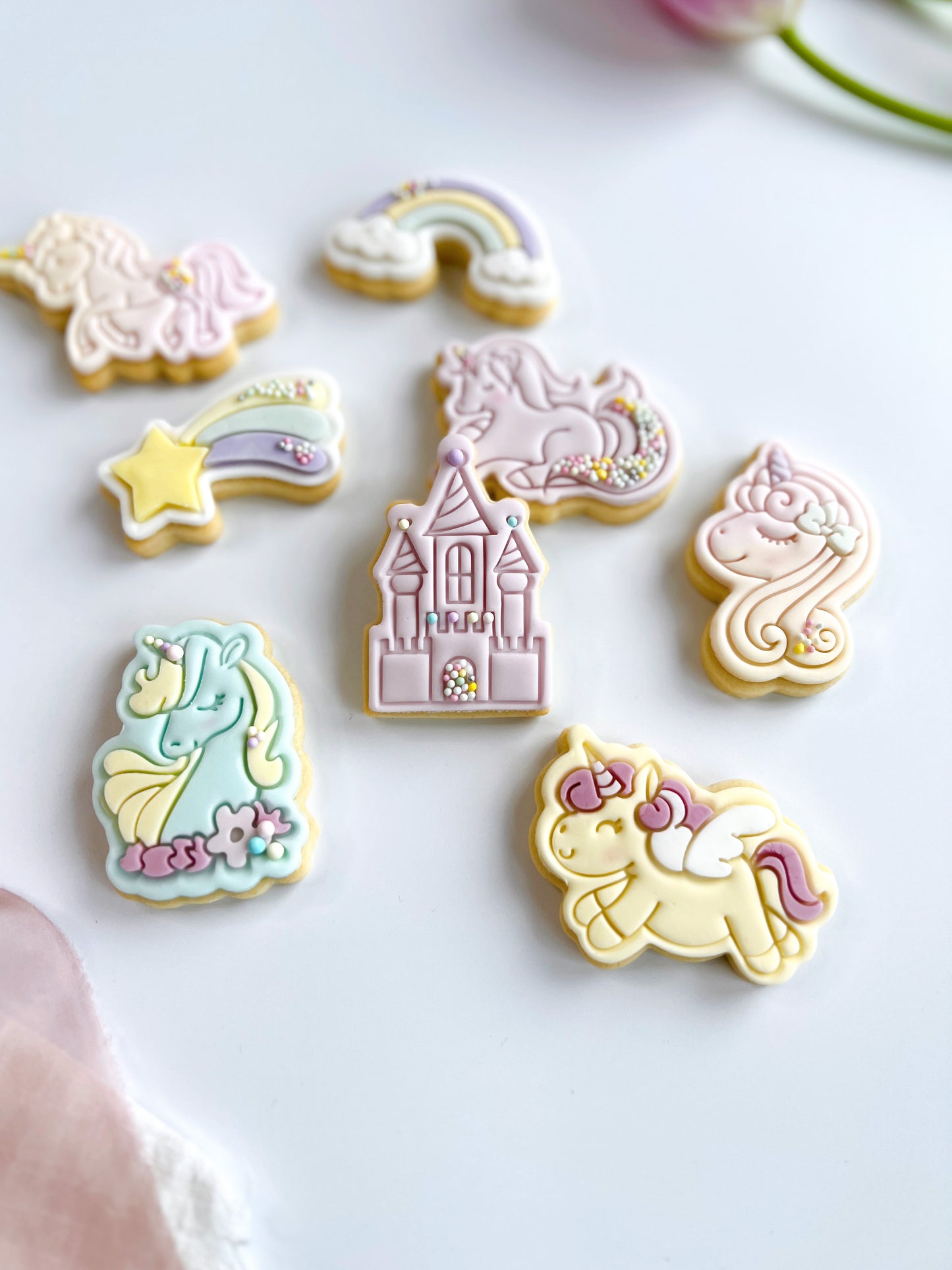Mini Unicorn Cookie Set (8 St.) + Cutters