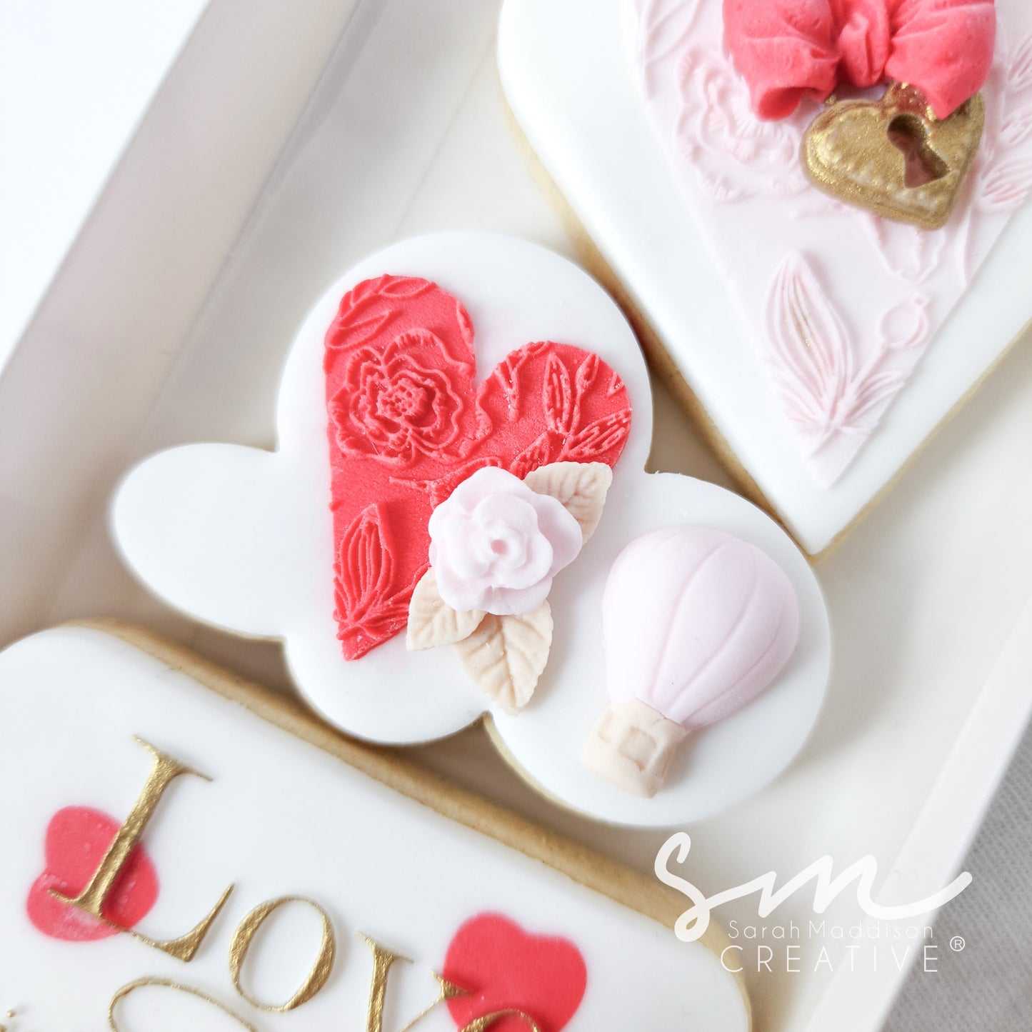 Mini Pattern Heart Stamp Trio